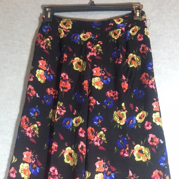 ATMOSPHERE Comfy Stylish Floral Print Palazzo Pants with Elastic Insert Back - Picture 5 of 16